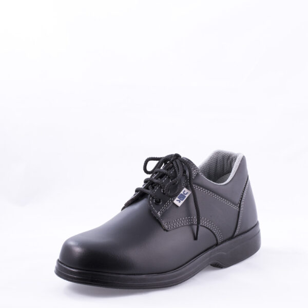 حذاء سلامة أسود برباط موديل 4535