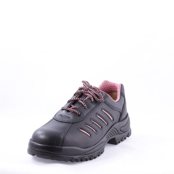 Black and Pink Safety Shoes - Model 6001