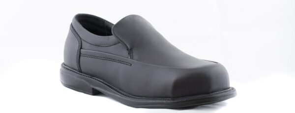 حذاء سلامة أسود بدون رباط موديل 79488