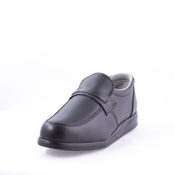 حذاء سلامة أسود برباط موديل 4444