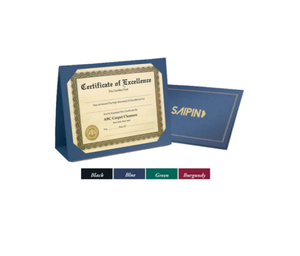 Certificate of Appreciation Cover