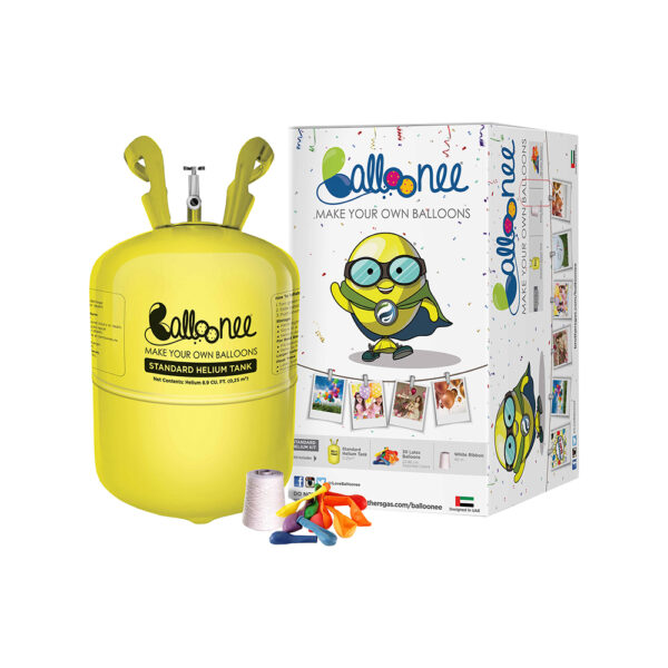 Balloonee Standard Disposable Helium Party Kit