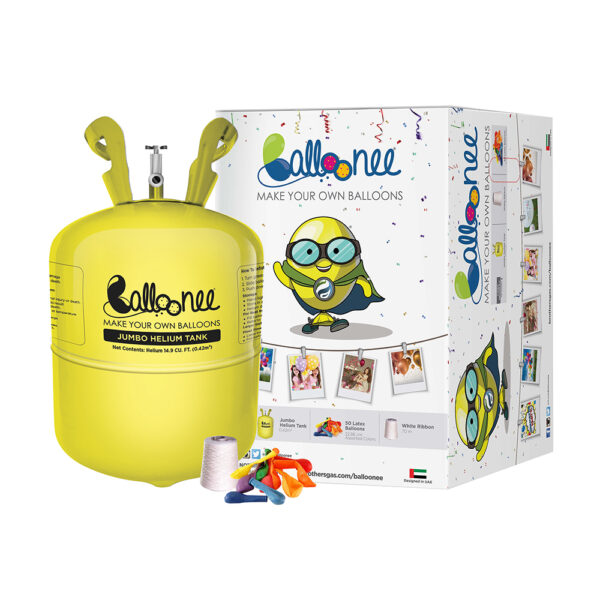 Balloonee Jumbo Disposable Helium Party Kit