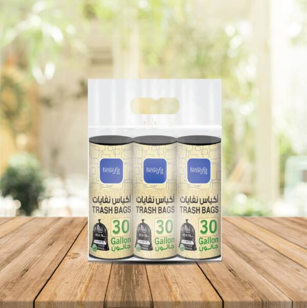 اكياس نفايات بنفيت ٣٠ جالون